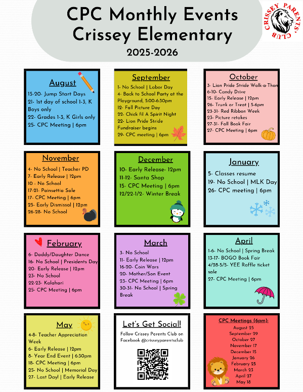 CPC 2025-2026 Calendar